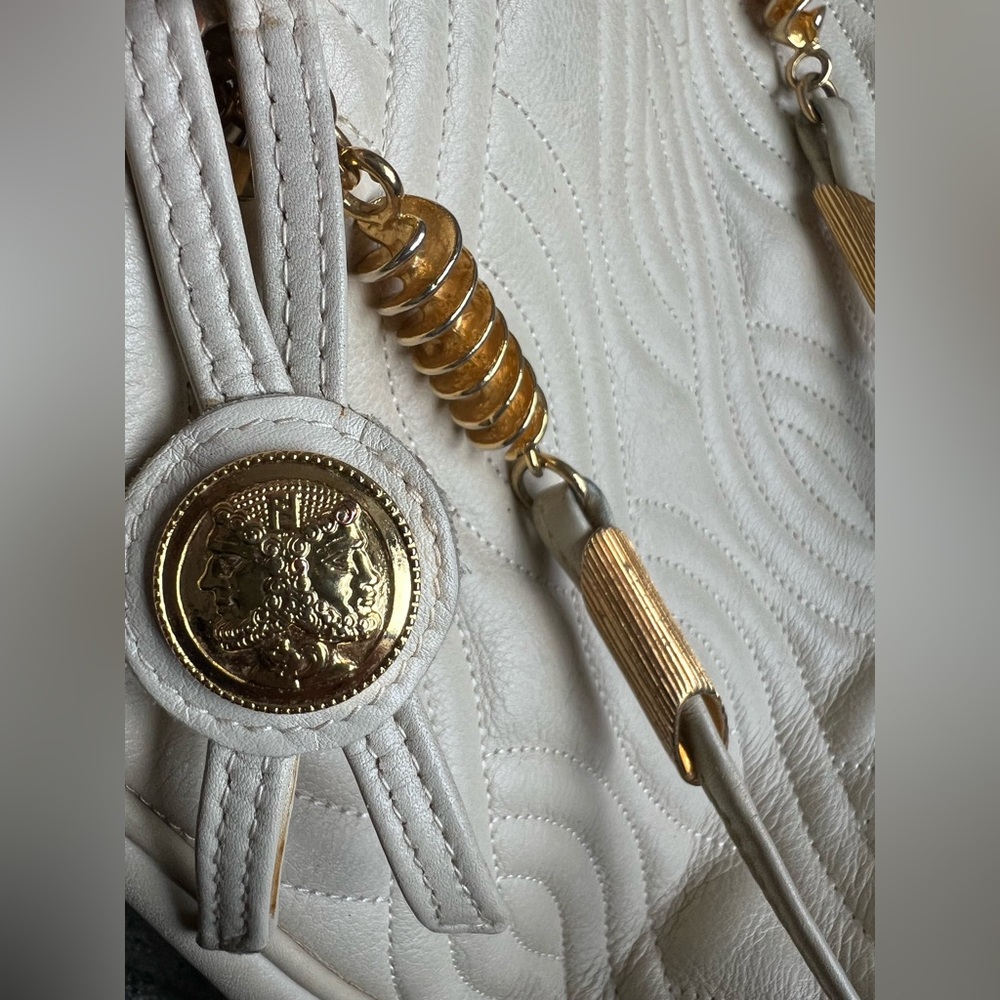 Fendi White Leather Pasta Bag Vintage - Picture 9 of 15